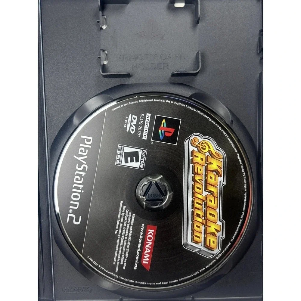 Karaoke Revolution Bundle Sony PlayStation 2 PS2 NO Microphone USED
